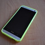  HTC ONE WITH NEON YELLOW COVER 