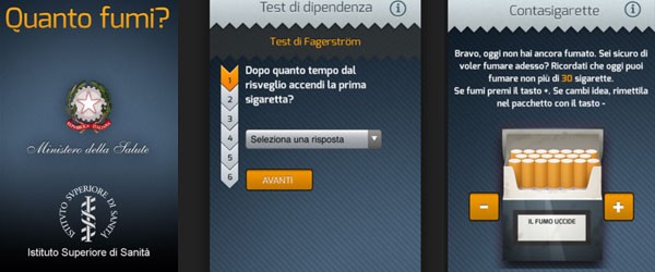 Quanto fumi?: ecco l’app del Ministero della Salute che aiuta i fumatori