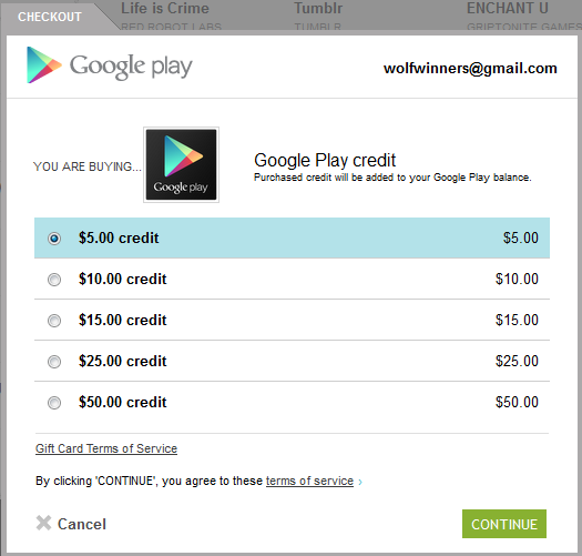Come comprare su Google Play senza carta di credito